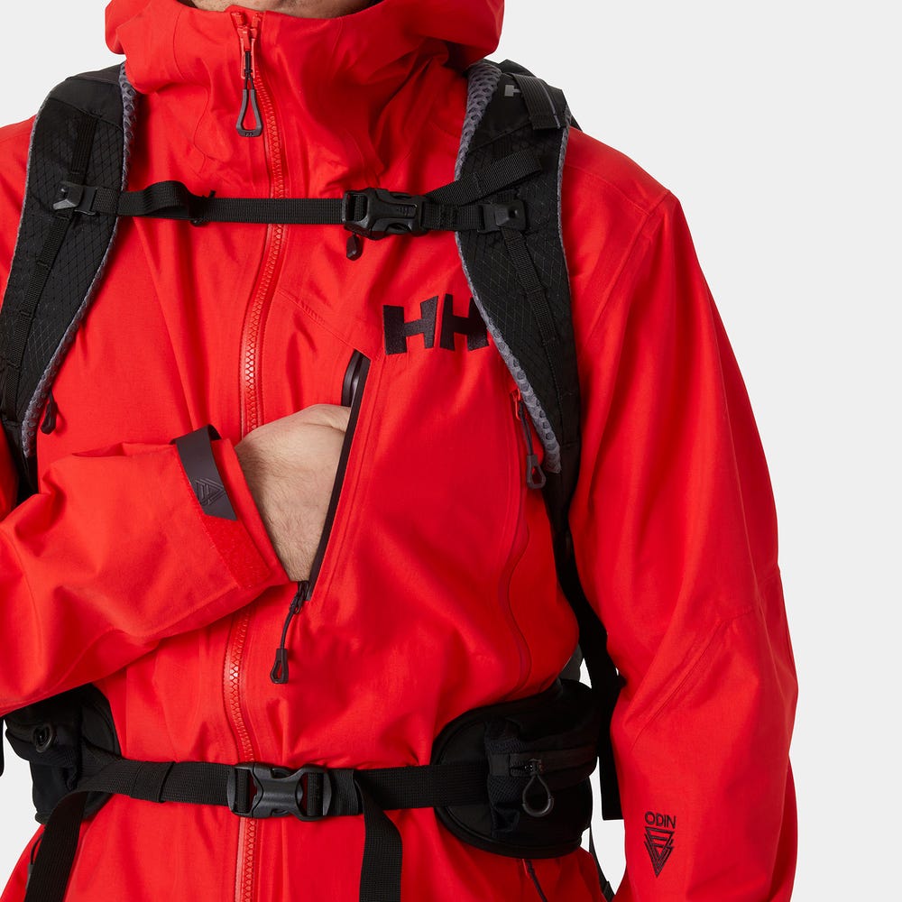 Men's 3-Layer Waterproof Shell Jacket - Blue