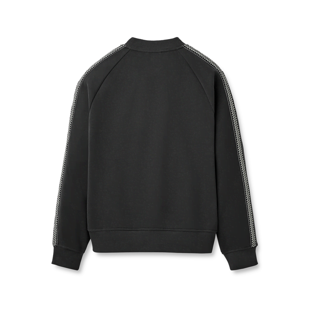 Men's Trimmed Crewneck Sweatshirt - Brown