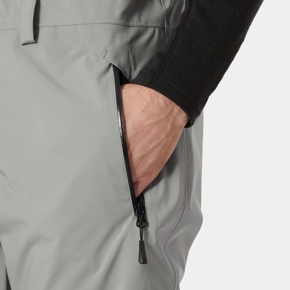 Men's Insulated Ski Bib Pants - Green