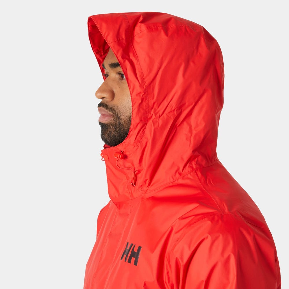 Men's Packable Waterproof Shell Jacket - Green