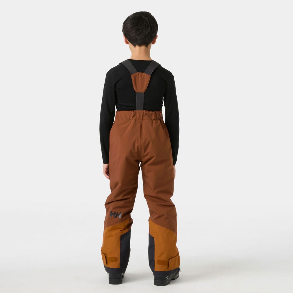 Juniors' Insulated Ski Bib Pants - Black
