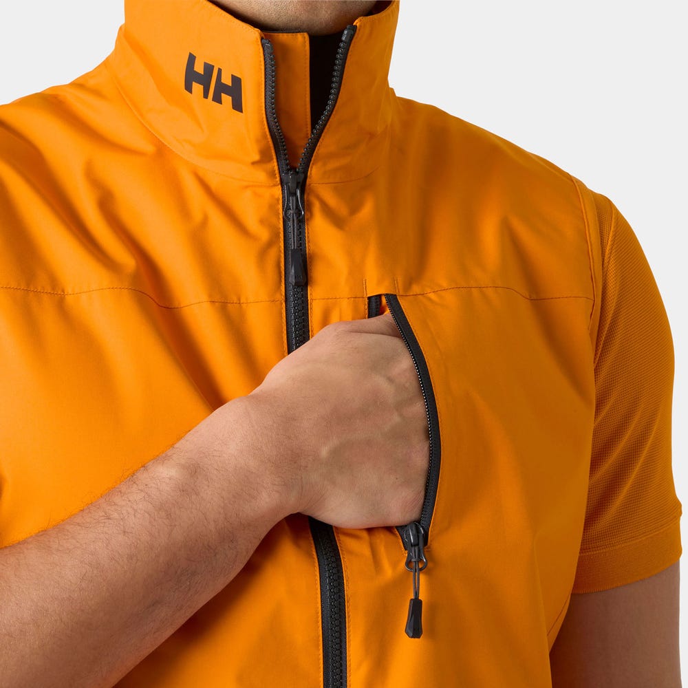 Men's Waterproof Sailing Vest - Orange
