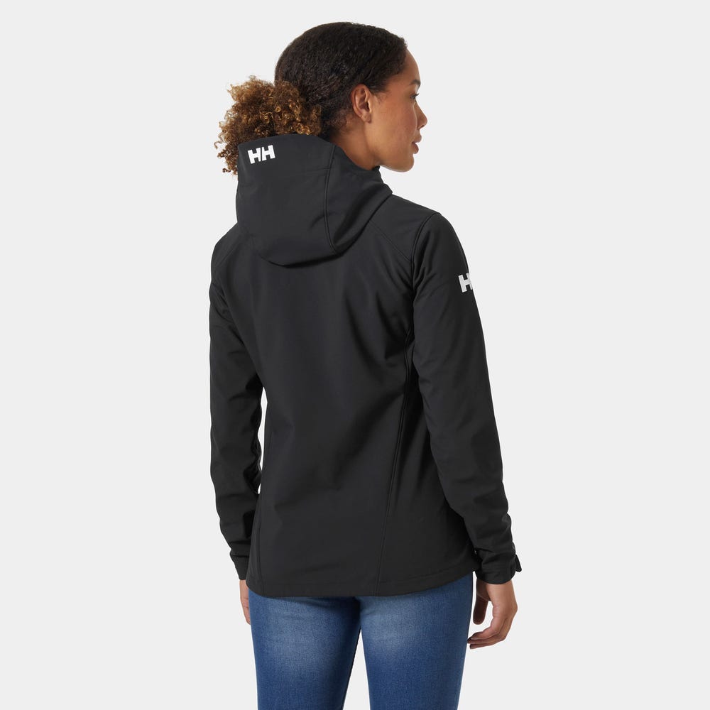 Women's Hooded Softshell Jacket - Black