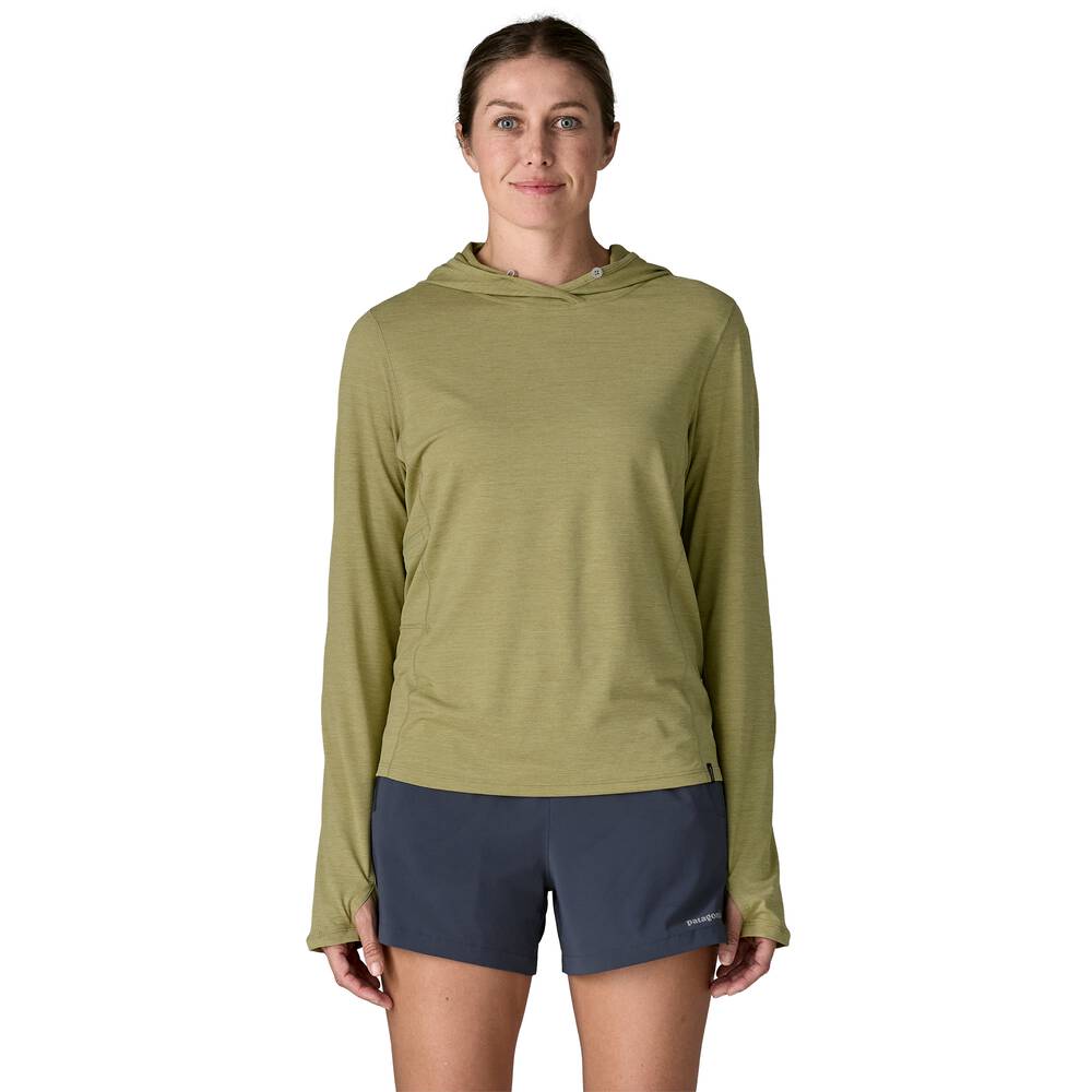Women's UPF 40+ Sun Hooded Shirt - Green
