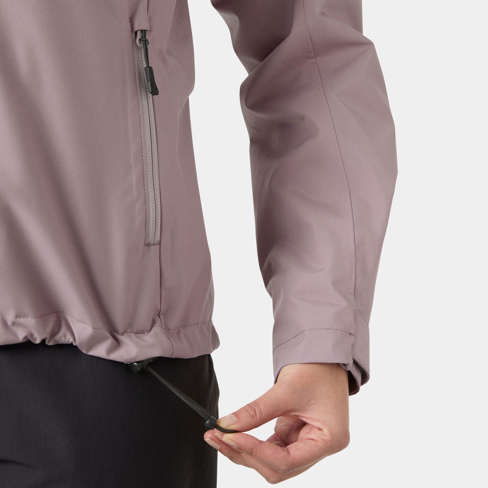Women's Hooded Sailing Rain Jacket - Black