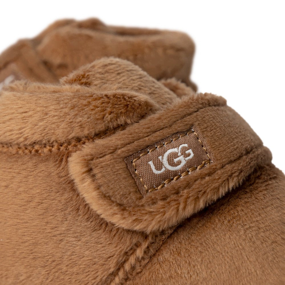 Baby Terry Bootie Slipper - Charcoal