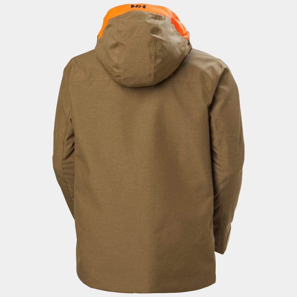 Men's Insulated Ski Jacket - Opal Green
