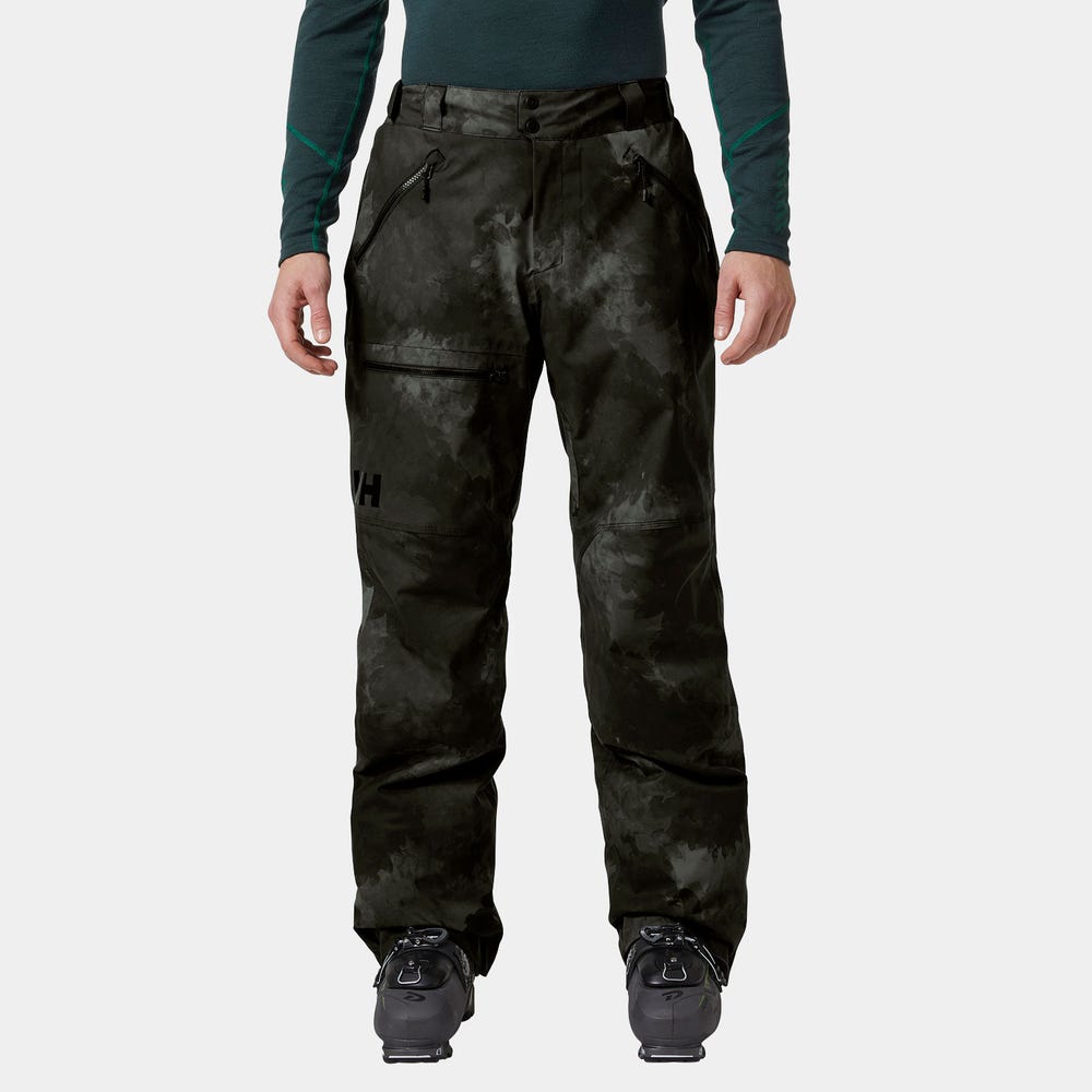 Men's Insulated Cargo Ski Pants - Violet