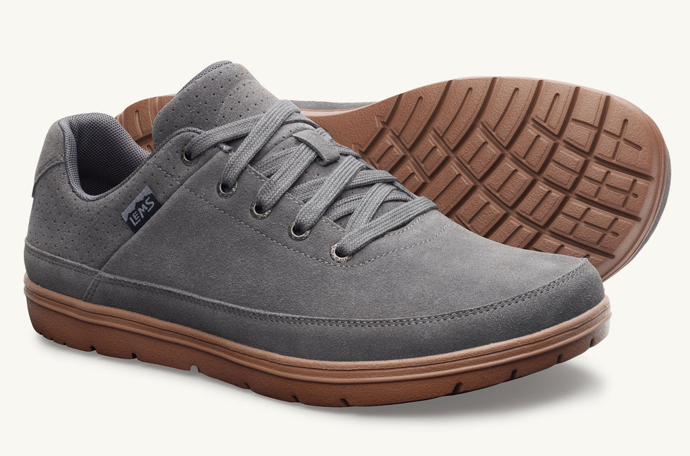 Men's Perforated Suede Sneaker - Tan
