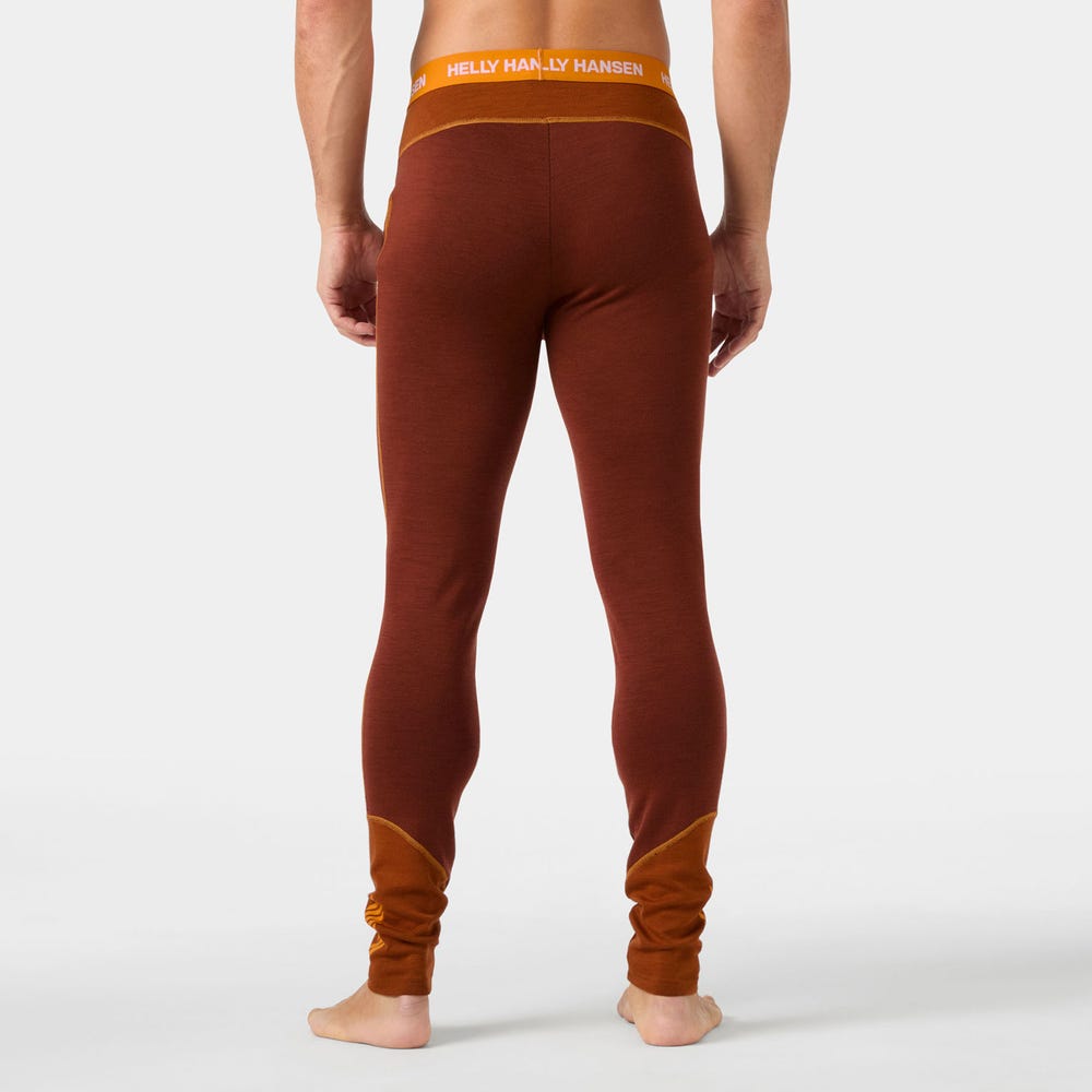 Men's Merino Wool Base Layer Pants - Blue