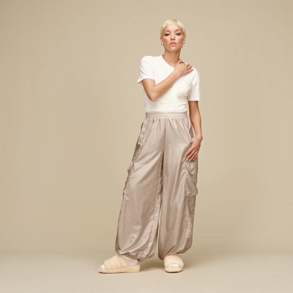 Women's Balloon Cargo Pants - Lobster