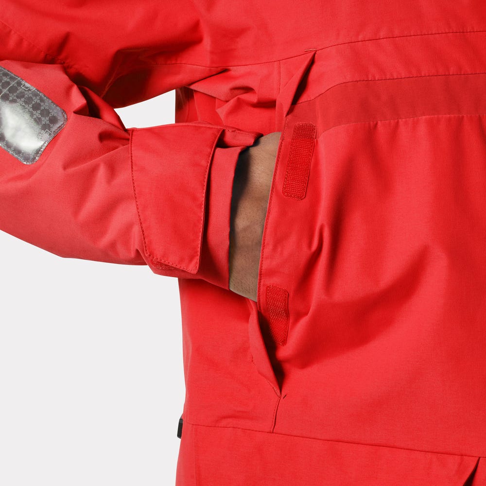 Men's Waterproof Sailing Jacket - Red
