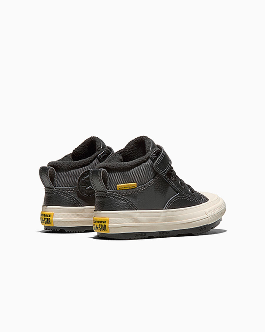 Toddler Leather Easy-On Mid Boot - Olive - Dark Matter/Total Eclipse