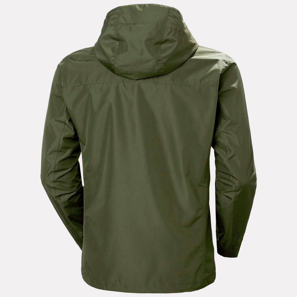Men's Waterproof Rain Jacket - Green