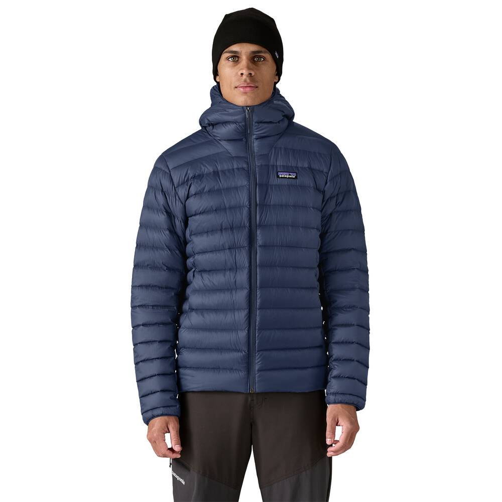 Men's 800-Fill Down Hooded Jacket - Purple