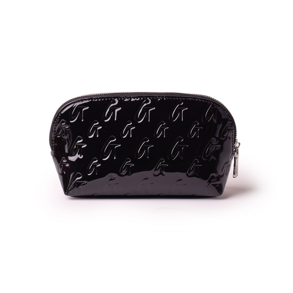 Mirrored Cosmetic Pouch - Black