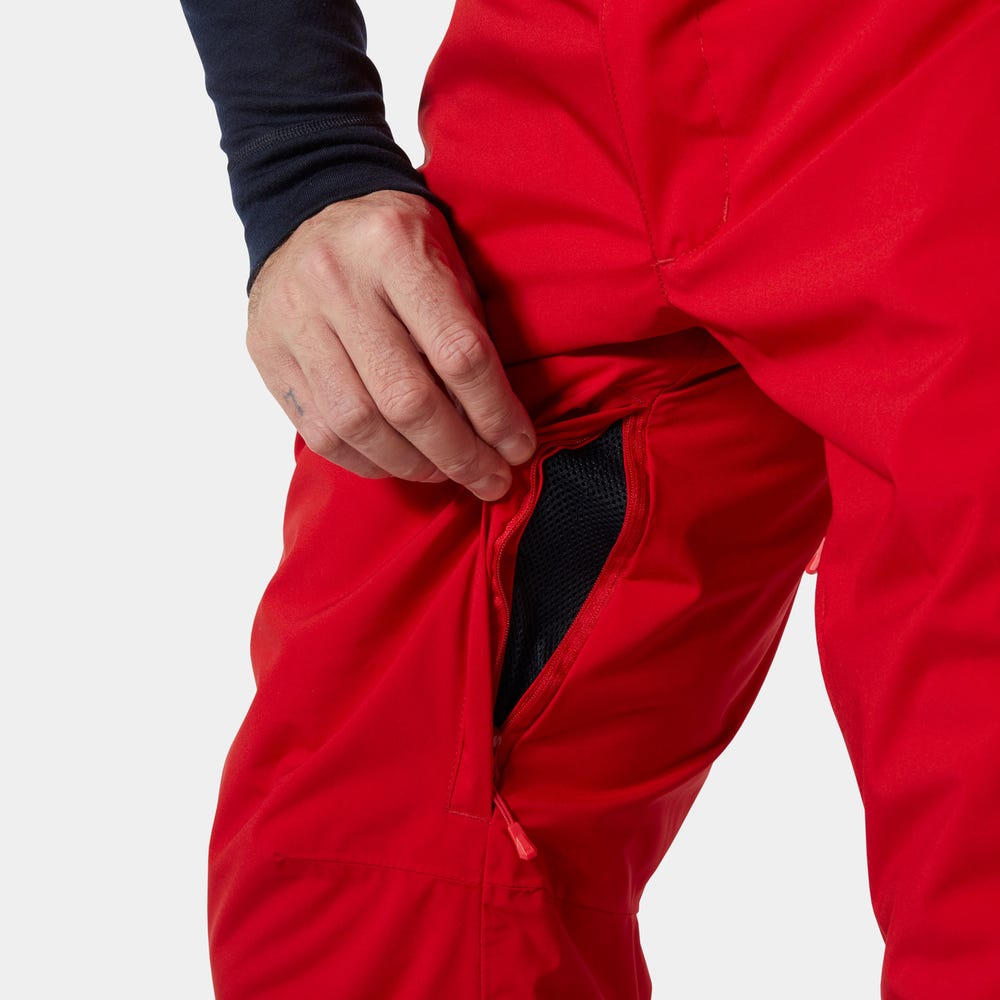 Men's Insulated Ski Pants - Gray Green
