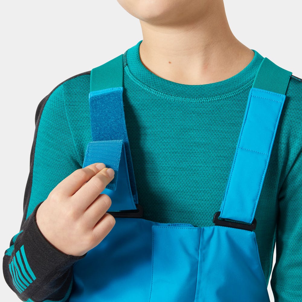 Juniors' Insulated Ski Bib Pants - Black