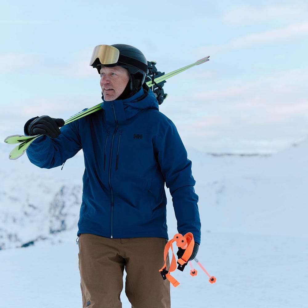 Men's Insulated Ski Jacket - Dark Blue