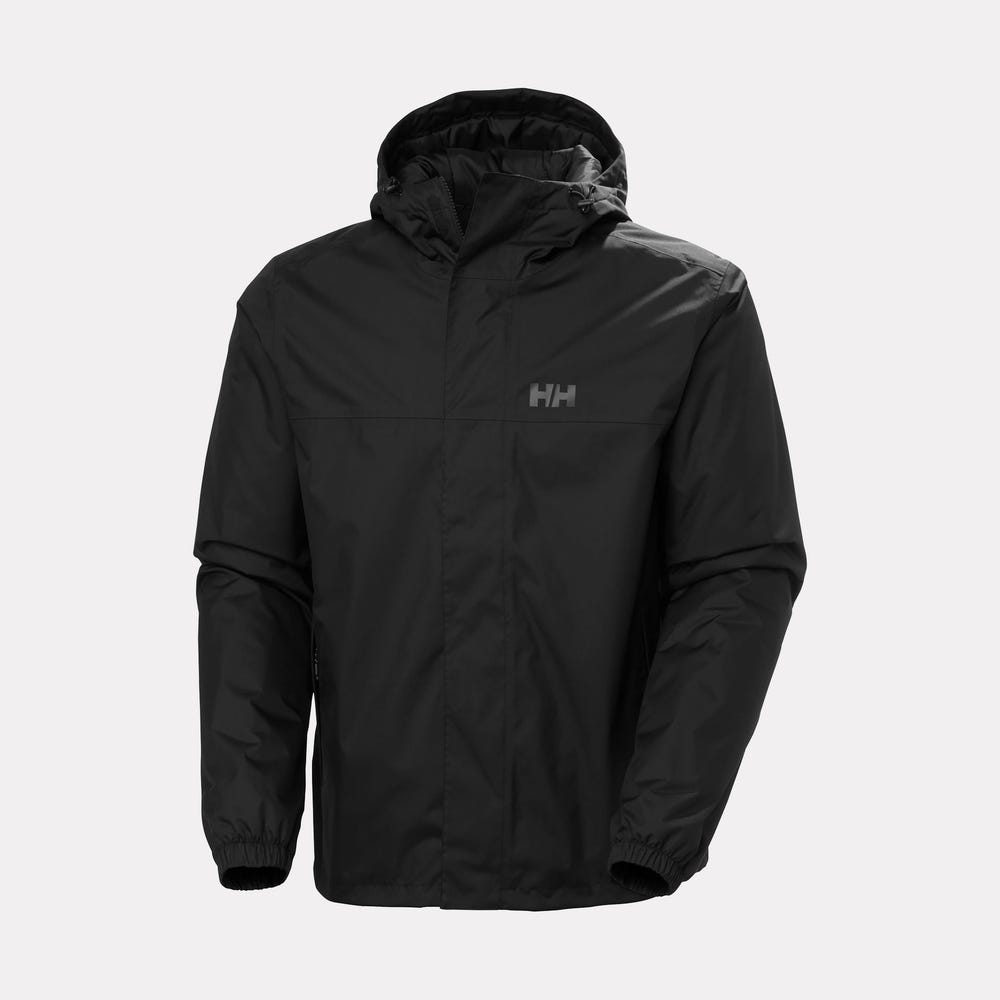 Men's Waterproof Fleece-Lined Jacket - Black