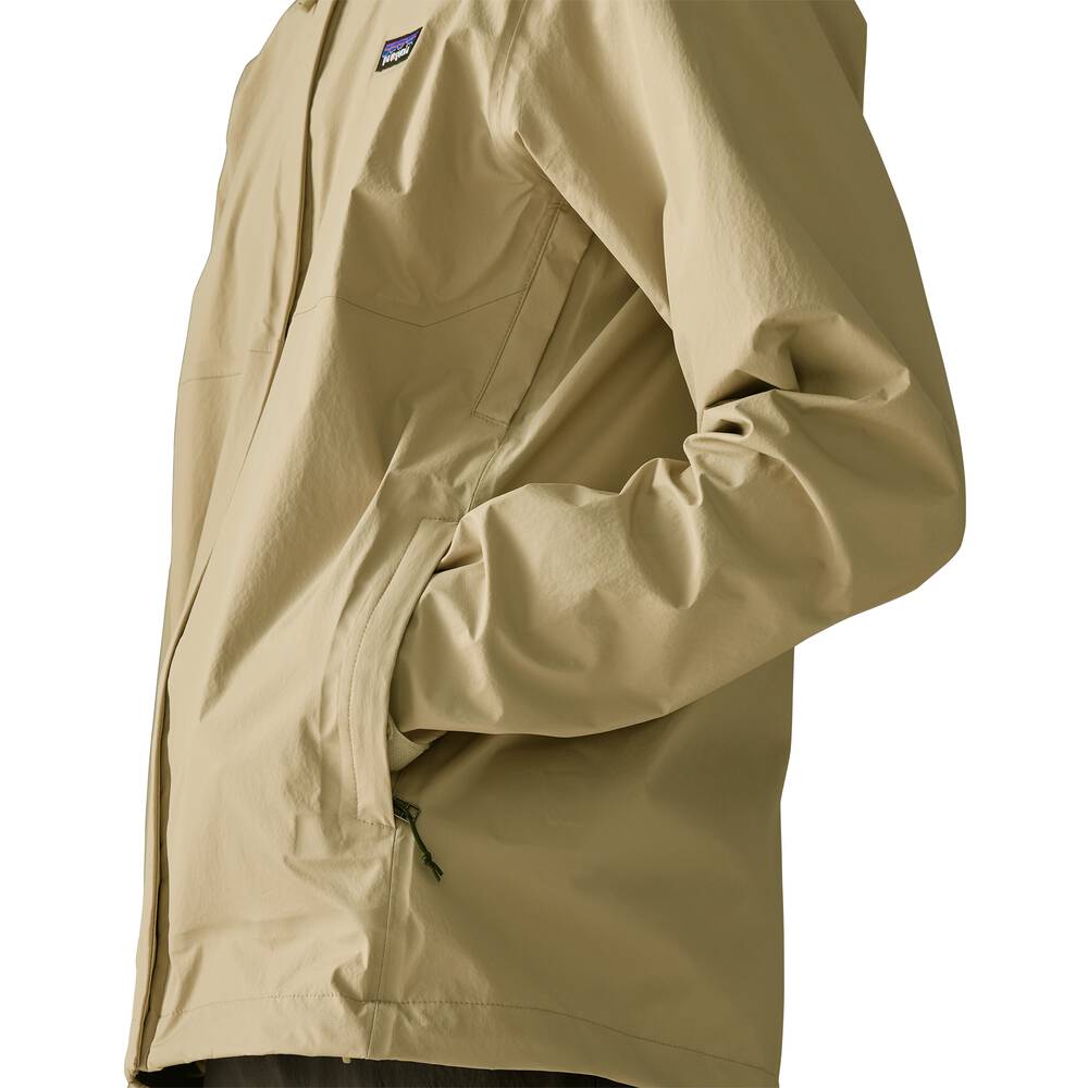 Men's 3-Layer Waterproof Rain Jacket - Gray