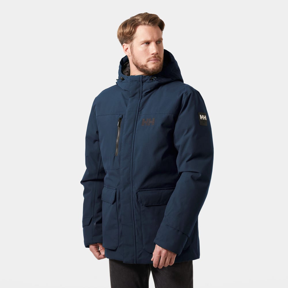 Men's Waterproof Down Parka - Pebble