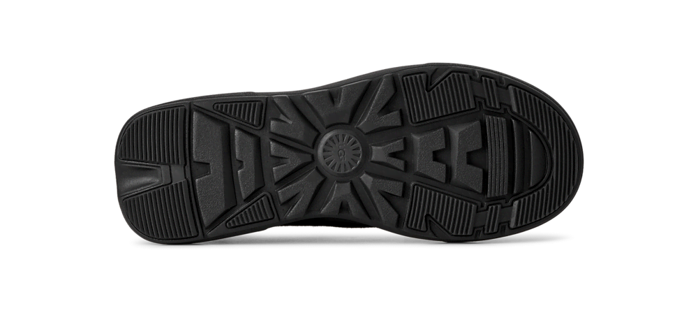 Men's Waterproof Suede Toggle Clog - Black