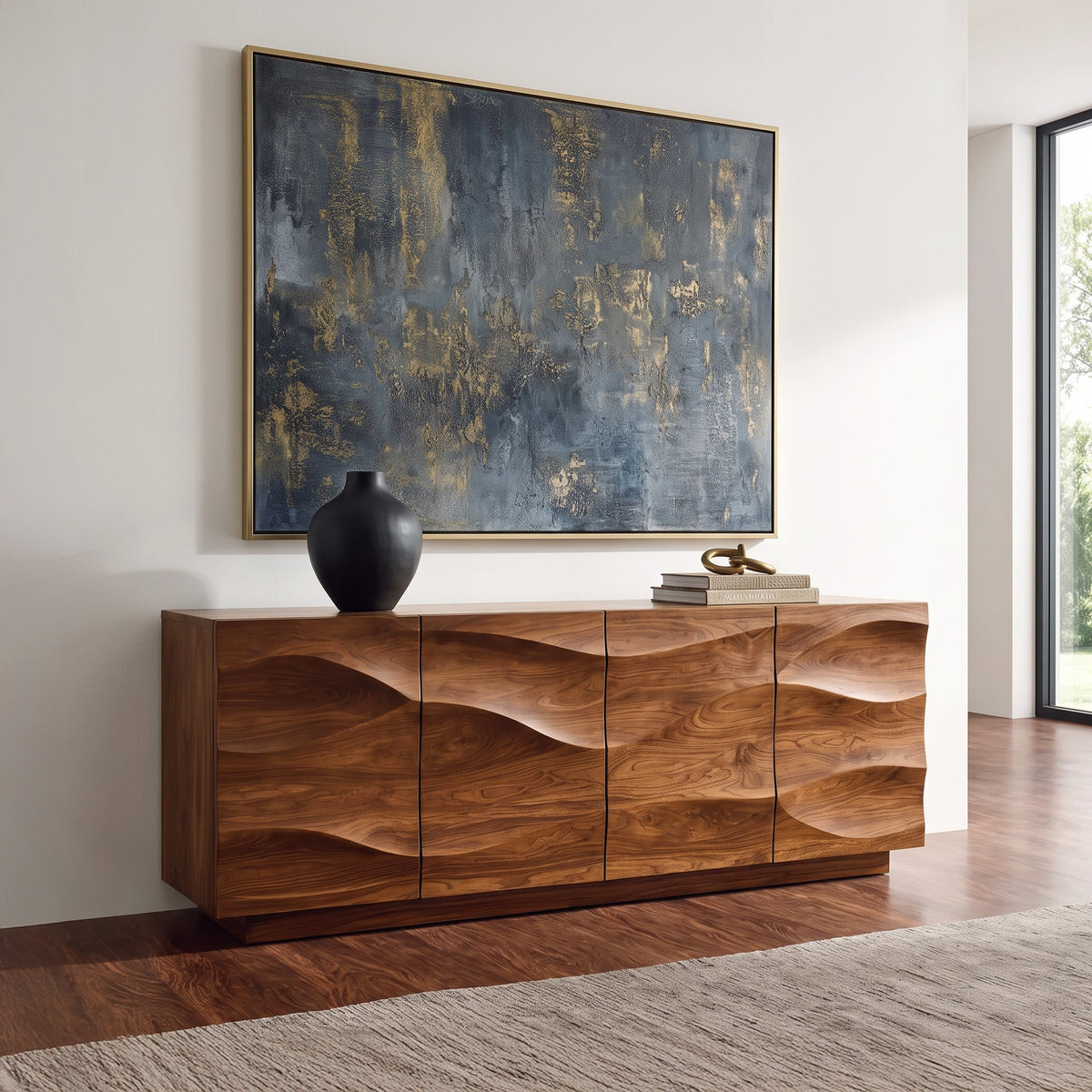 Modern Wave Sideboard