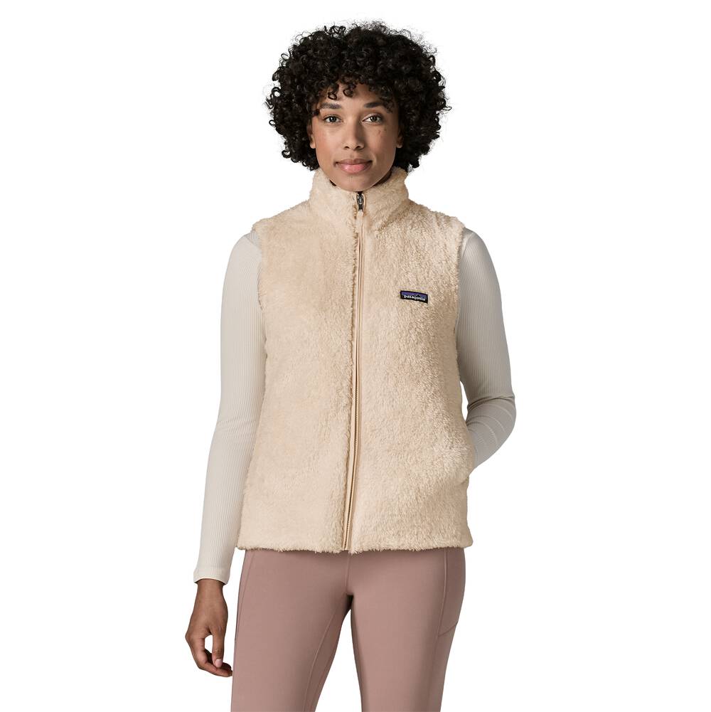 Women's High-Pile Fleece Vest - Taupe