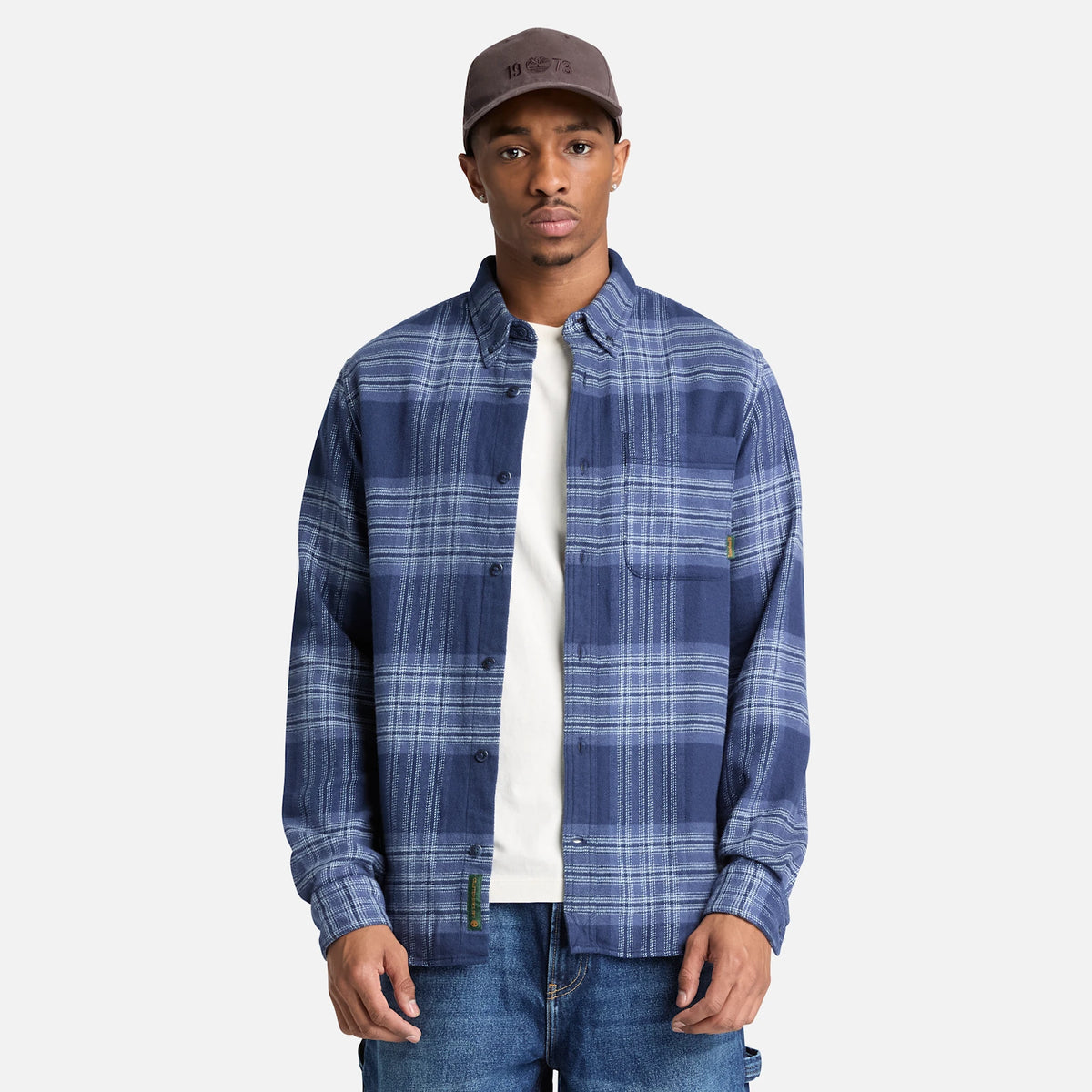 Indigo Check Regular Shirt