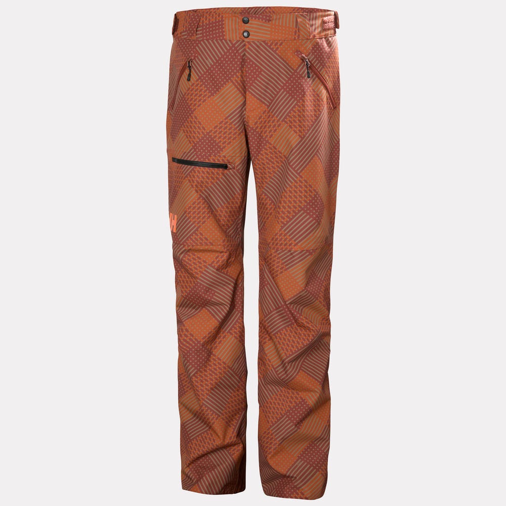 Men's Insulated Cargo Ski Pants - Violet