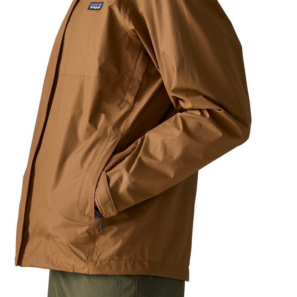 Men's 3-Layer Waterproof Rain Jacket - Gray