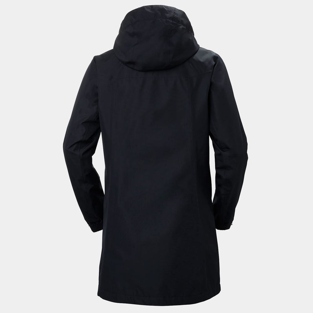 Women's Insulated Rain Coat - White