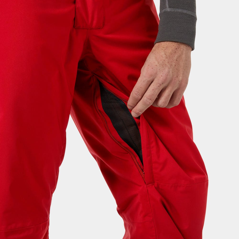 Men's Insulated Ski Bib Pants - Green