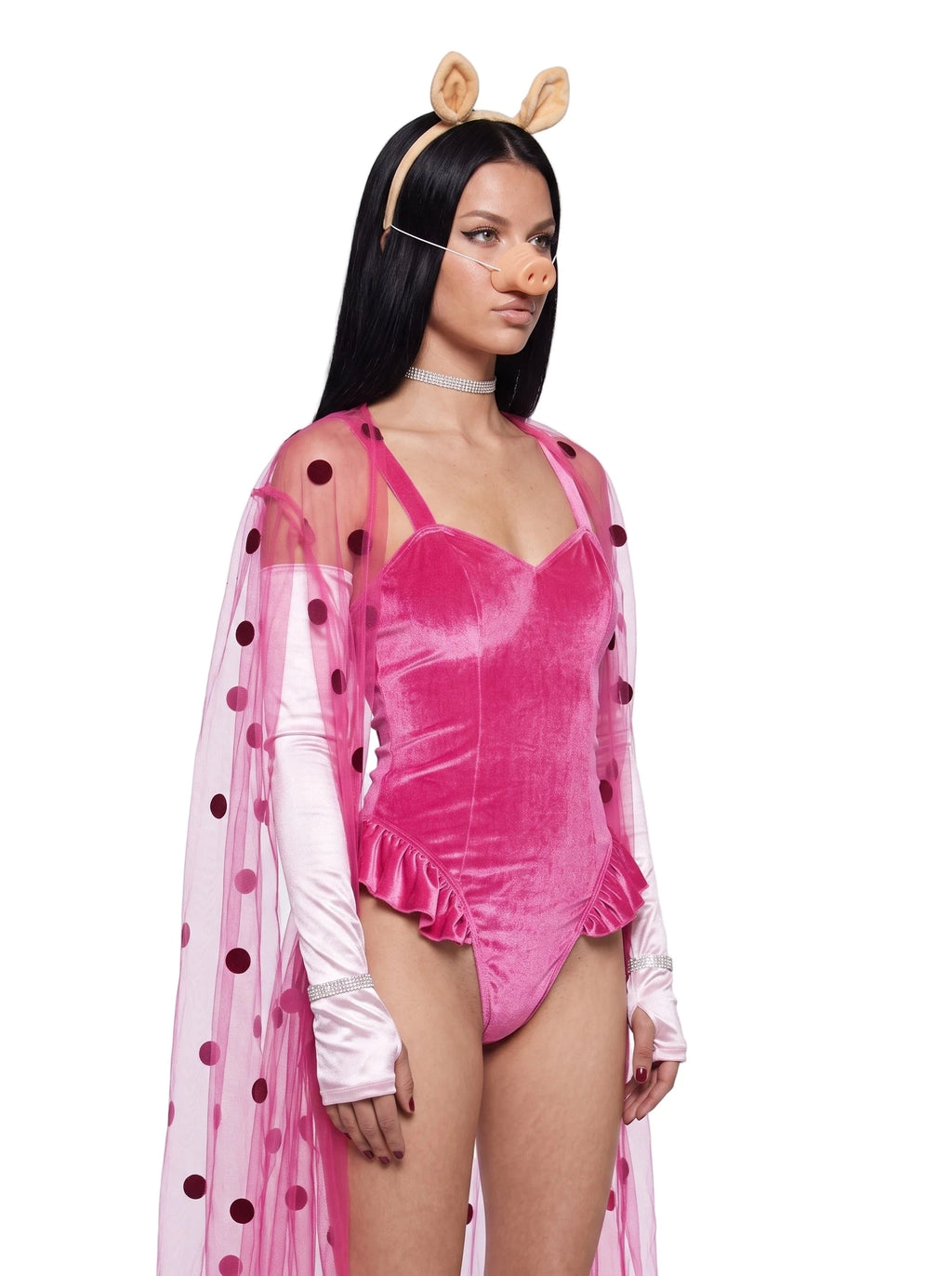 Pink Puppet Character Costume