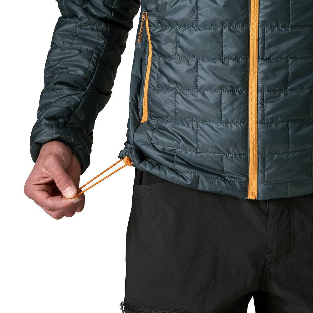 Men's Insulated Hooded Jacket - Brown