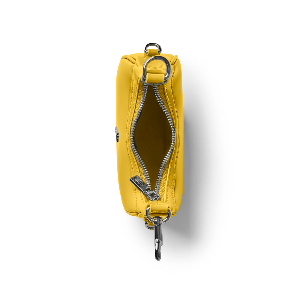 Mirrored Mini Hobo Bag - Yellow