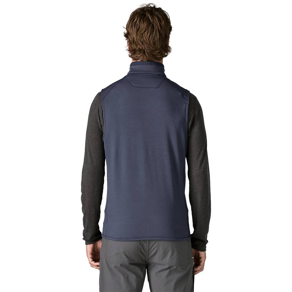 Men's Grid Fleece Performance Vest - Black