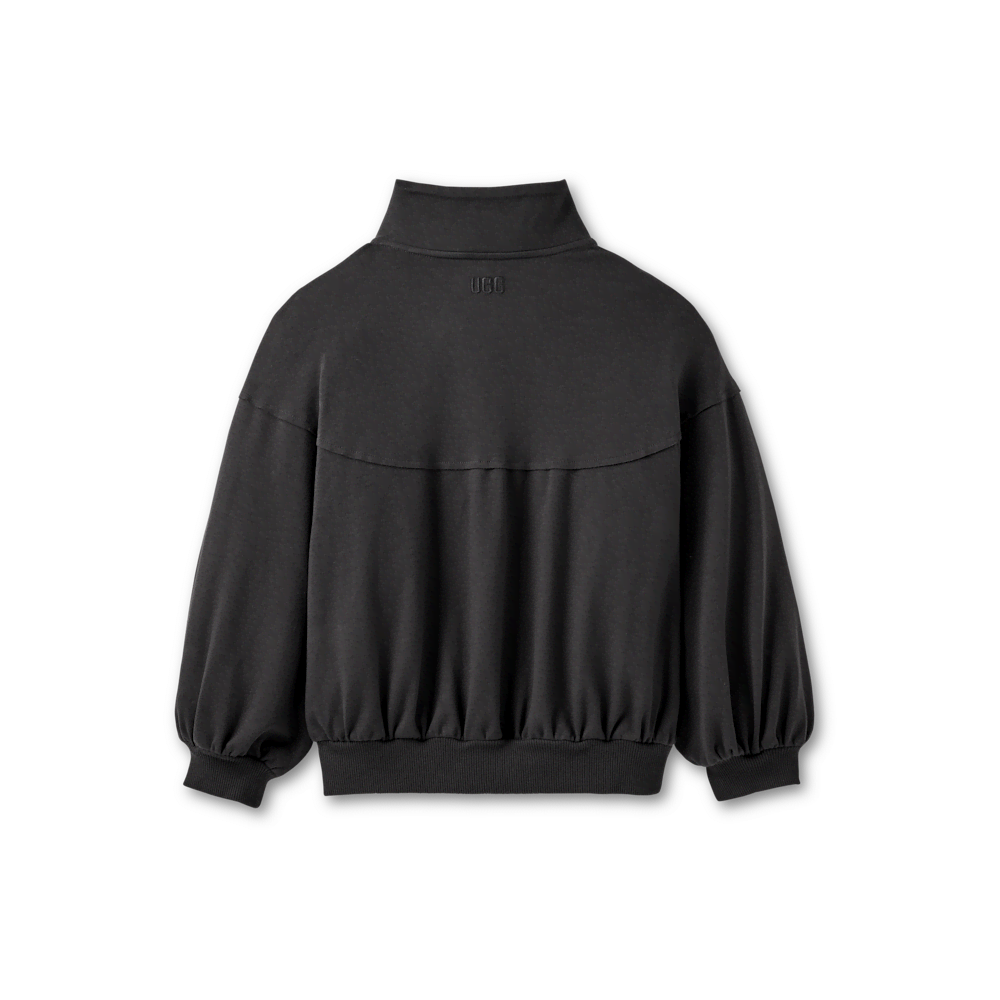 Women's Cropped Full-Zip Jacket - Ink