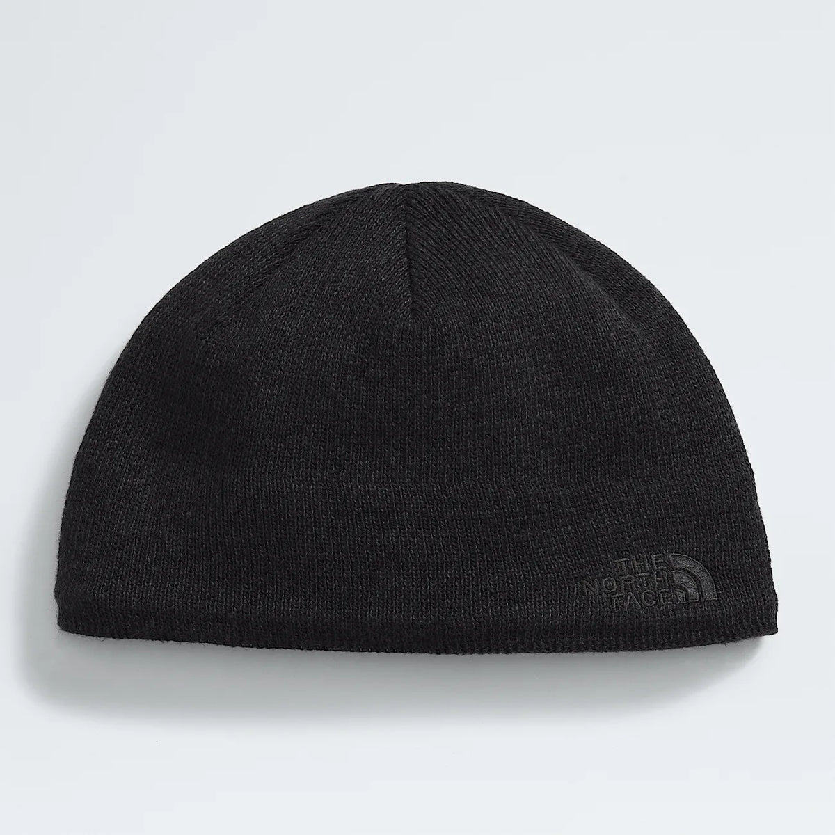 Ribbed Knit Beanie - Black Heather
