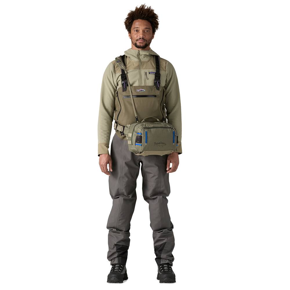 9L Convertible Fishing Sling and Hip Pack - Brown