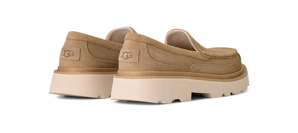 Men's Suede Lug Sole Slipper - Mustard