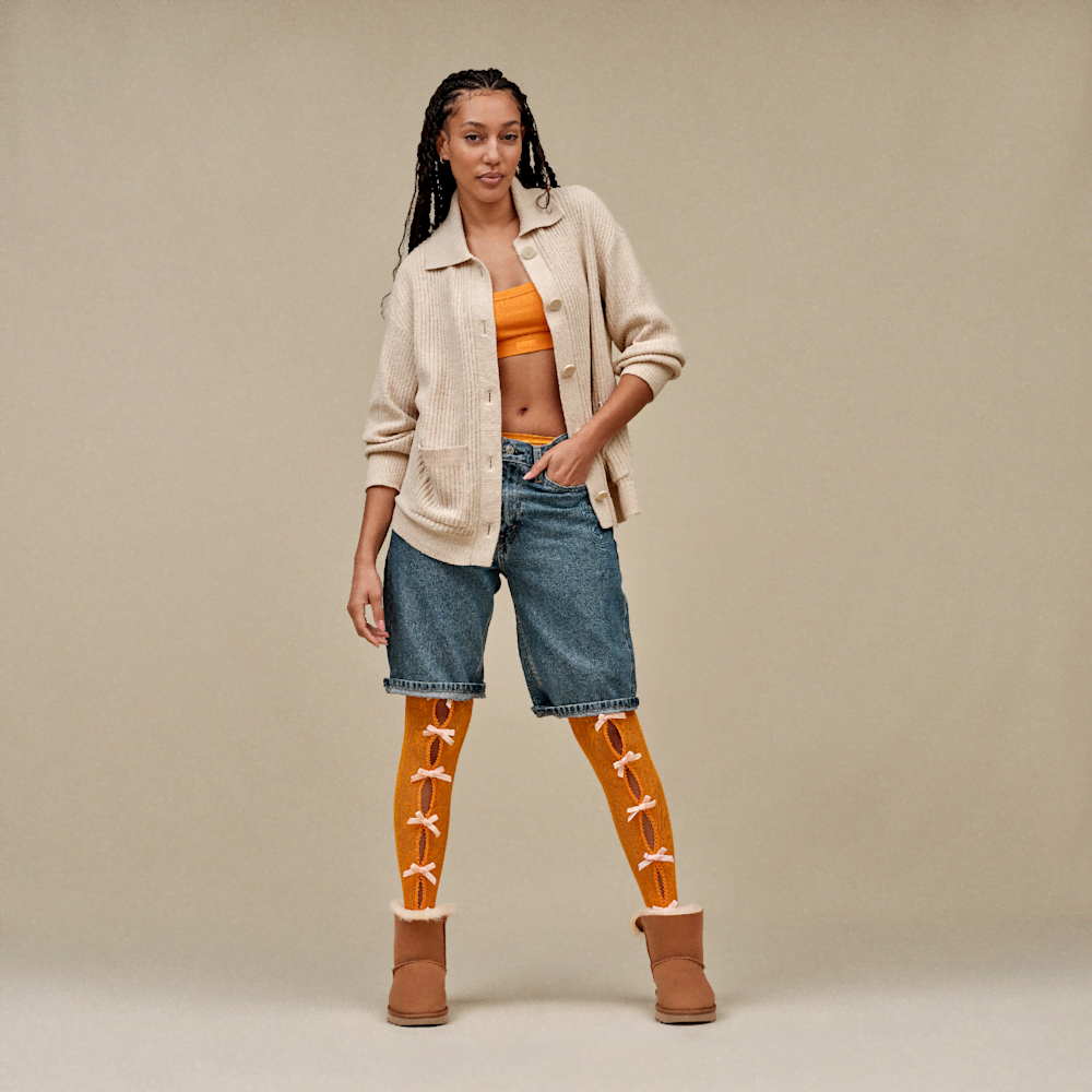 Women's Lightweight Collared Cardigan - Sand