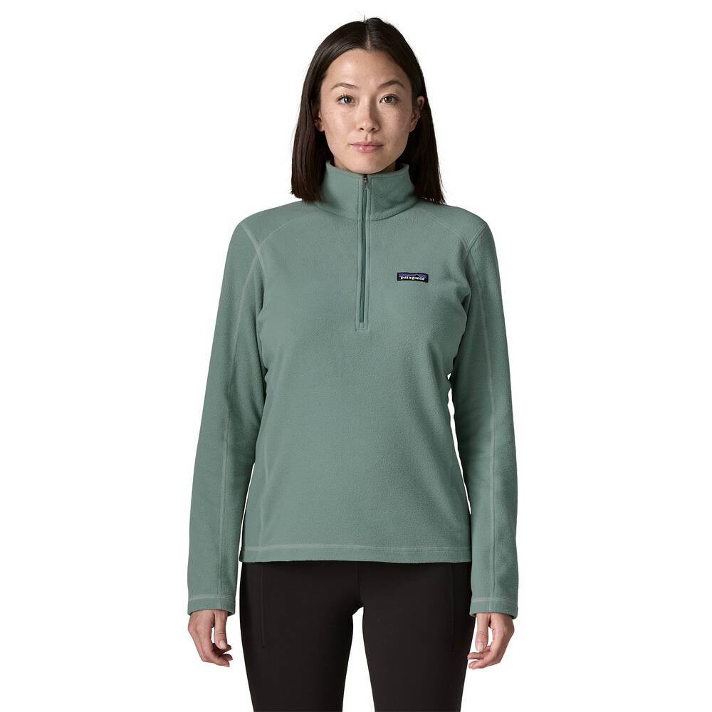 Women's Quarter-Zip Microfleece Pullover - Mango