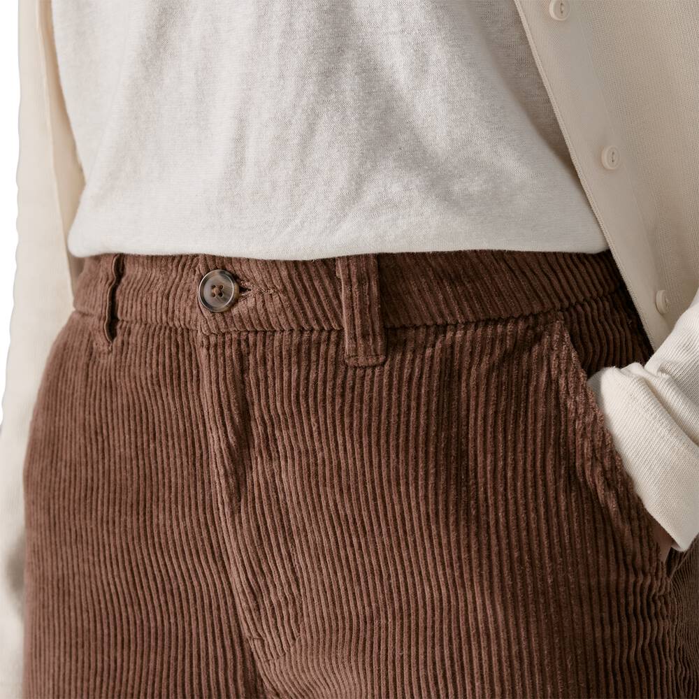 Women's Organic Cotton Corduroy Pants - Beige