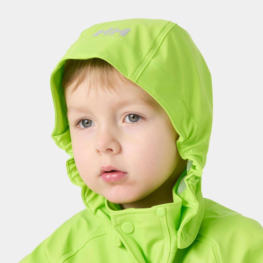 Kids' Waterproof Jacket And Bib Rain Set - Yellow