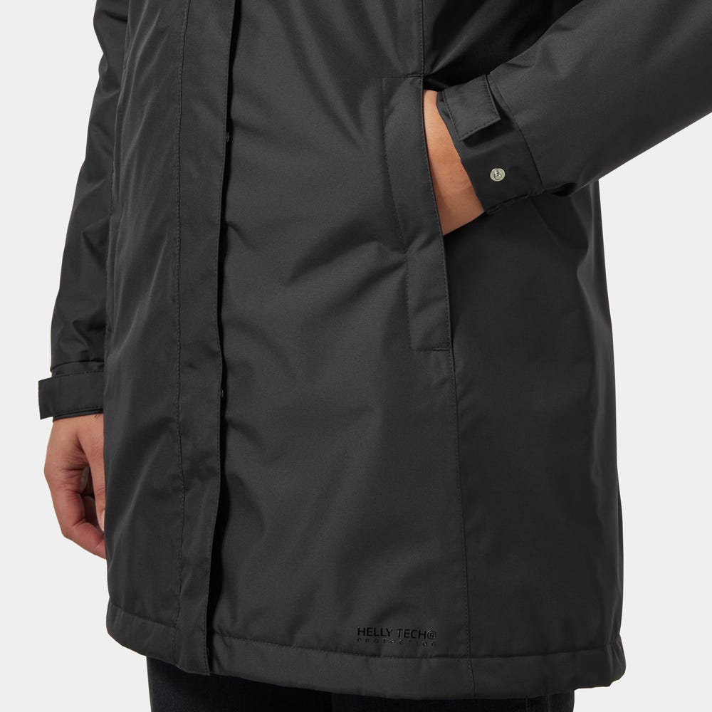 Women's Insulated Rain Coat - White