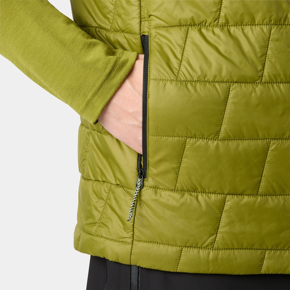 Men's Lightweight Insulated Vest - Olive Green