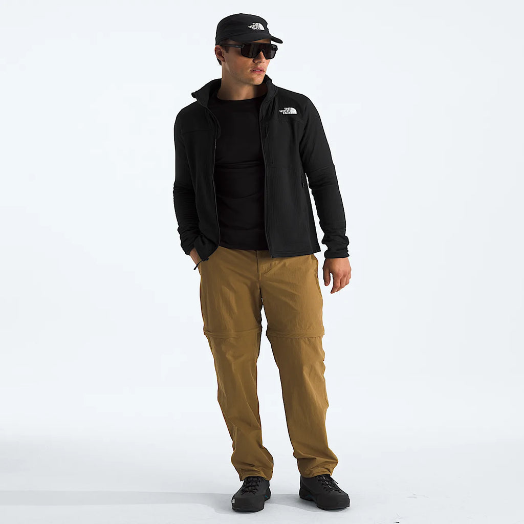 Men's Grid Fleece Jacket - Black