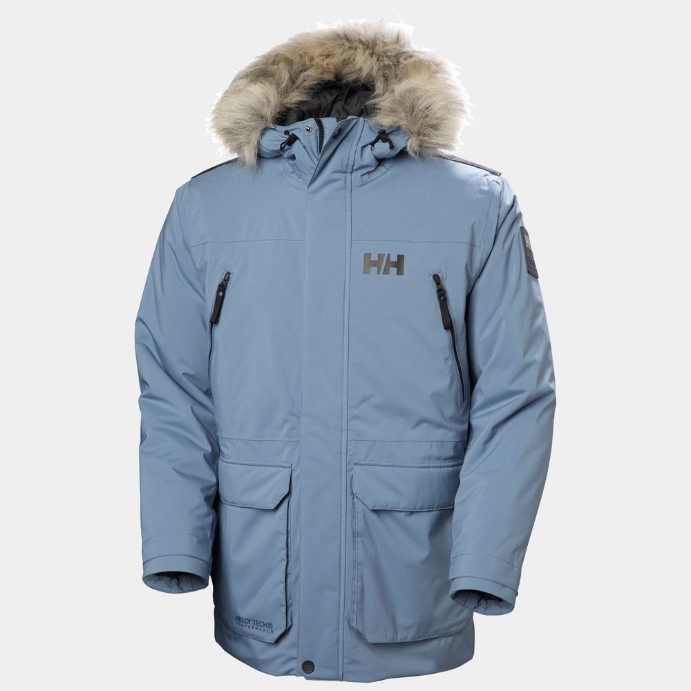 Men's Insulated Waterproof Parka - Gray Green